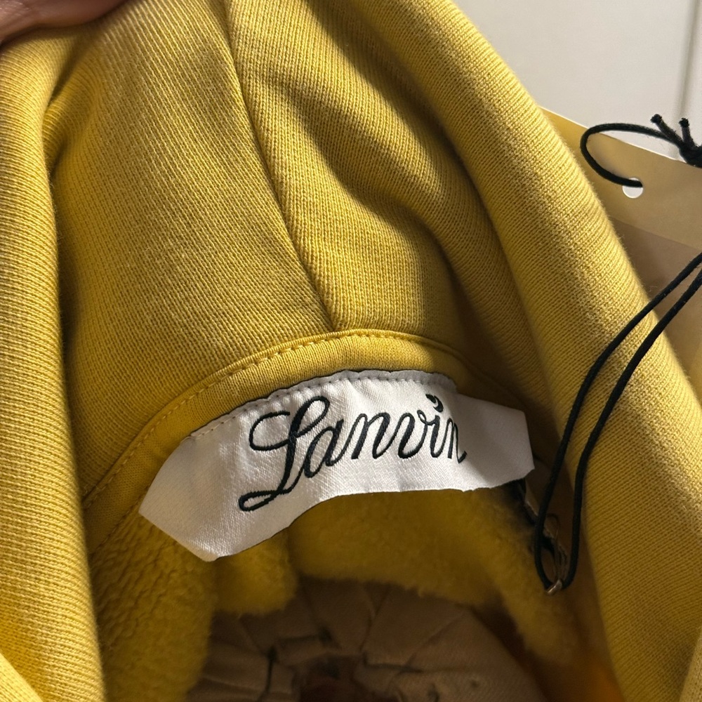 Lanvin X Future Logo Embroidered Drop-shoulder Hoodie - Picture 5 of 9